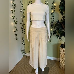 Wide Leg Palazzo Capri Pants